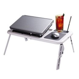 Портативный складной столик для ноутбука с охлаждением E-Table